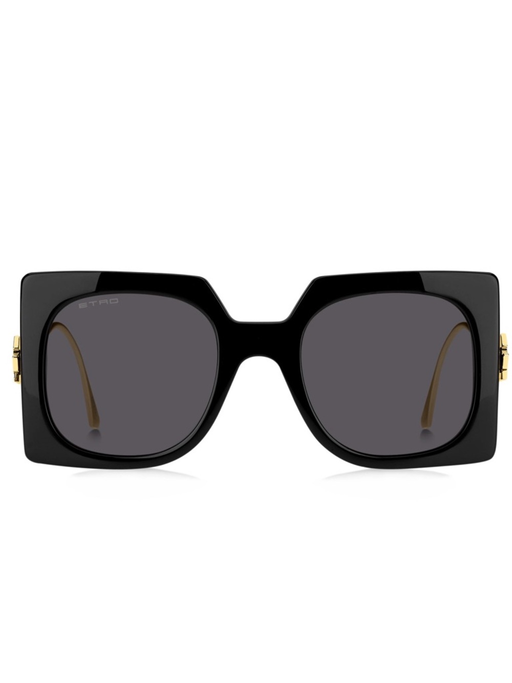 ETRO Sunglasses ETRO0026/S 807IR Oversized Square Black Frame New Authentic - Picture 6 of 11